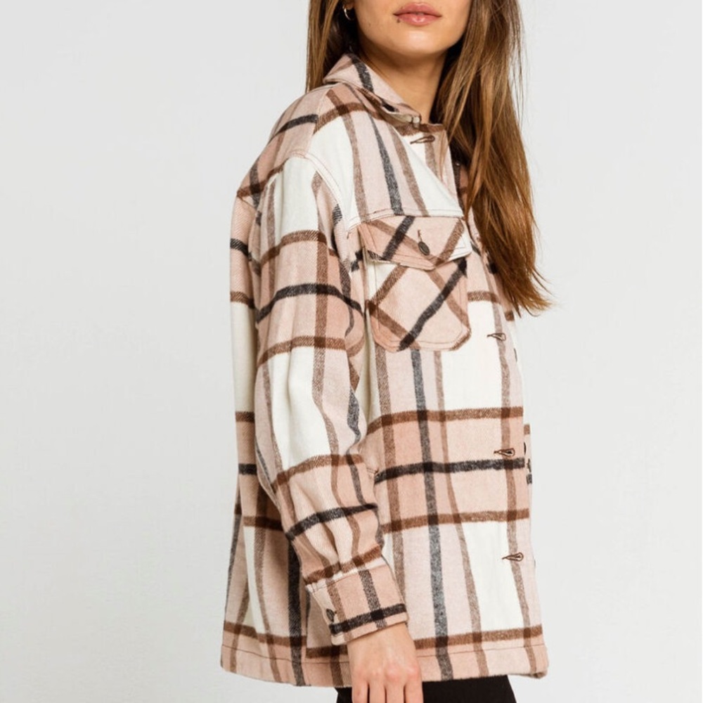 Plaid shacket